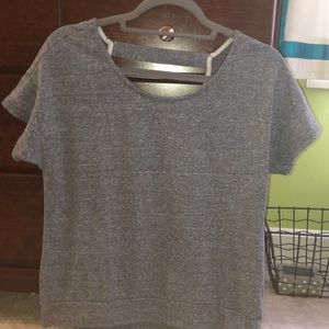 Heather grey top